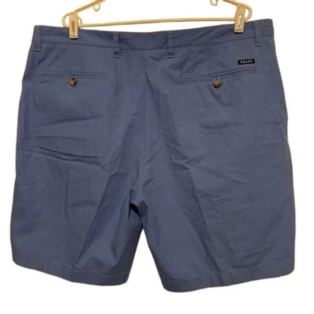 CHAPS SIZE 42 BLUE CASUAL SHORTS